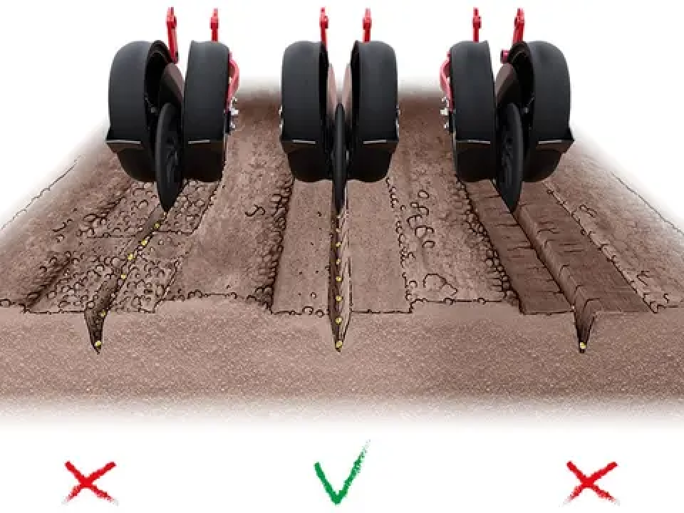 Active hydraulic downforce enables furrow management