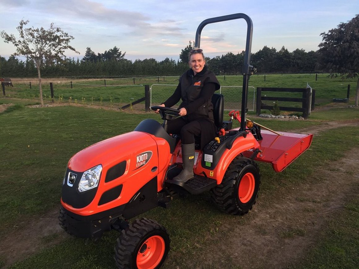 Small Kioti tractor didn't cost the earth