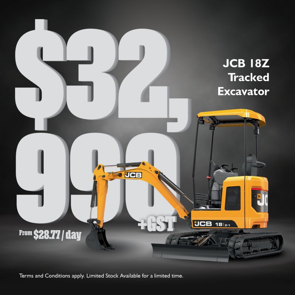 JCB 18Z for only $32,990