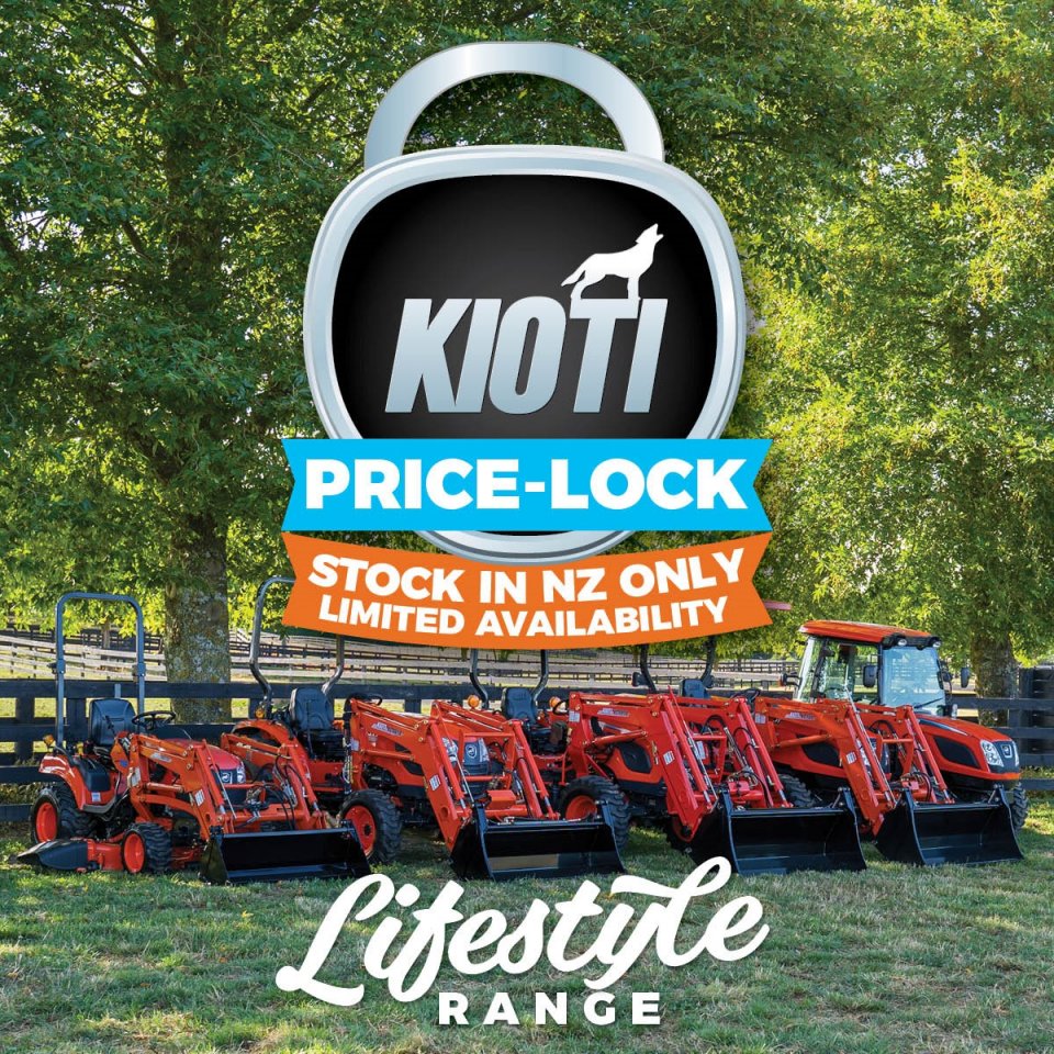Kioti Lifestyle Range Price-Lock