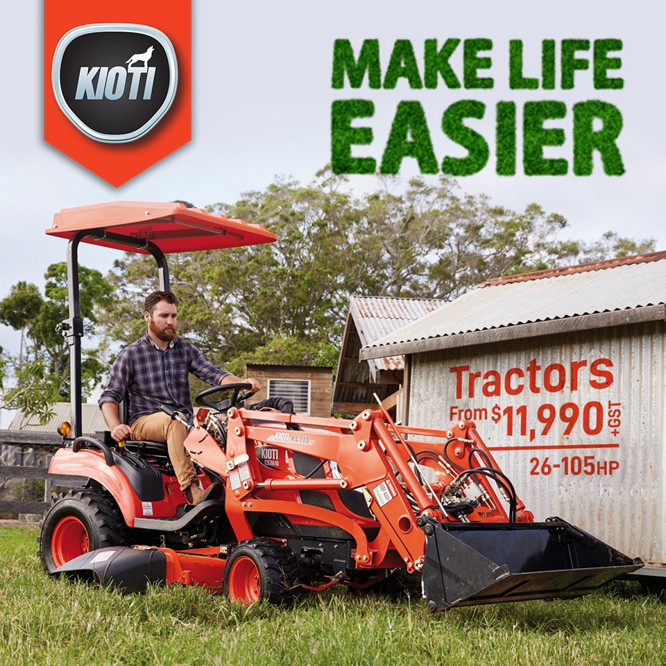 Make life easier with Kioti