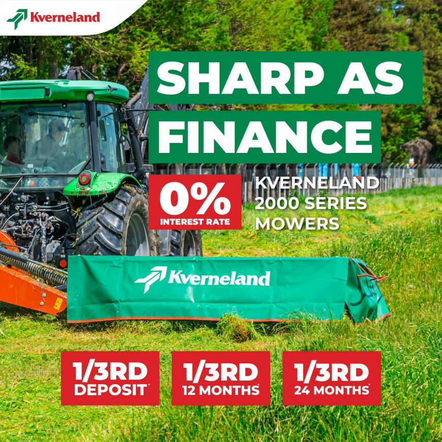 0% on Kverneland Mowers