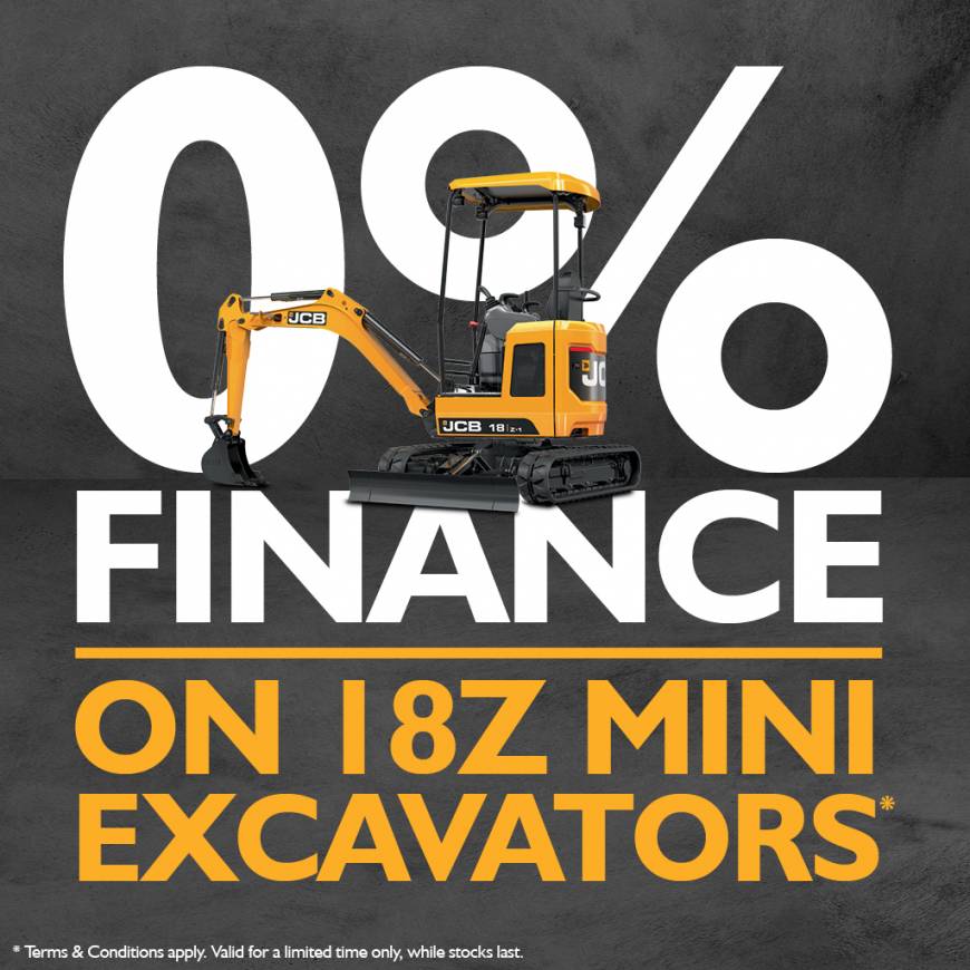 JCB 18z 0% Interest