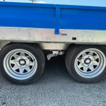 Daytech 2 x 3 Tipping Flat Deck Trailer