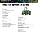 Deutz-Fahr Agroplus Keyline 75