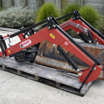 Bonatti front end loader with bucket