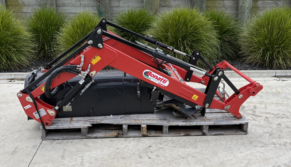 Bonatti front end loader with bucket
